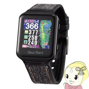 【4/25限定クーポン発行】テクタイト ショットナビ Shot Navi AIR EX GPSゴルフナビ 腕時計型 ブラック Green Eye搭載 業界最小・最軽量クラス ユニセックス【/srm】