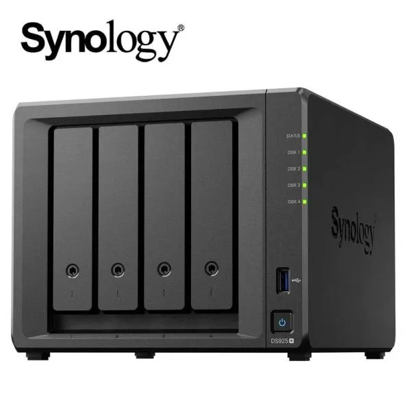 Synology｜シノロジー DiskStation DS925+ AMD RYZEN 1500B CPU搭載多機能4ベイNASサーバー DS925+ 返品種別B