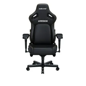 【エントリーで最大全額ポイント還元｜5/6まで】 Andaseat｜アンダシート ゲーミングチェア [シート W490xD470xH1280～1340mm] Kaiser4(エコレザー) エレガントブラック GC-Kaiser4/ELBK