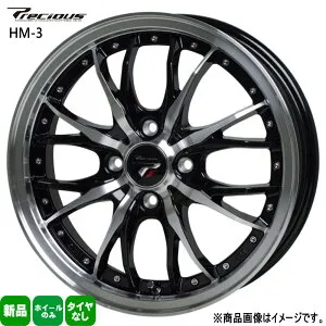 4本セット 15×4.5J+45 4/100 HOT STUFF CORPORATION Precious HM-3 プレシャス HM3 新品 15インチ ホイールのみ 軽自動車 コペン ウェイク ワゴンR デイズ