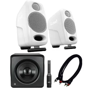 IK Multimedia アイケーマルチメディア iLoud Micro Monitor 2.1ch セット WHITE モニター スピーカー DTM DAW