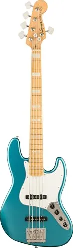 Squier by Fender/Classic Vibe Active '70s Jazz Bass V Maple FB Parchment Pickguard Ocean Turquoise スクワイヤー [5弦ベース]