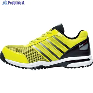 XEBEC 85132 セフティシューズ 245 イエロー 85132-80-245 1足 ▼794-2371