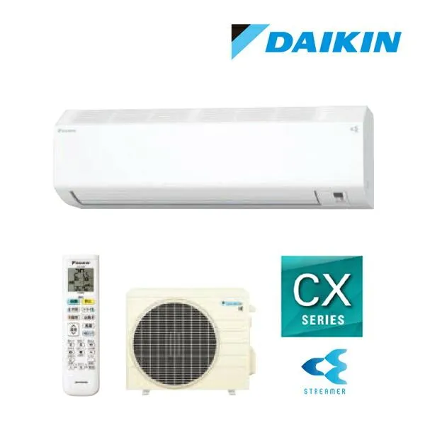 π●ダイキン ルームエアコン【S286ATCS W】ホワイト 2026年 CXシリーズ 室内電源タイプ 単相100V 10畳程度 (旧品番 S285ATCS W)