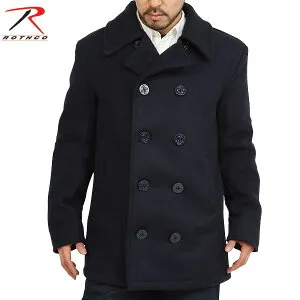 クーポンで15%OFF★ROTHCO ロスコ U.S.NAVY ピーコート ネイビー【7270】大変温かくカジュアルにも ビジネスにもご利用可能な1枚 メンズ ミリタリー アウトドア【T】WAIPER ギフト