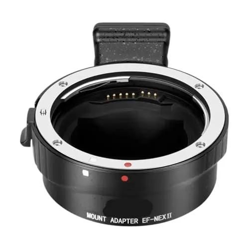 互換性があるEF-NEX オートフォーカスフルフレームアダプター Canon EF レンズから Sony NEX A6500 A6300 A6000 A7 A7R A7S A7RII に対応