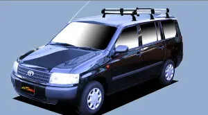 ★TUFREQ ルーフキャリア サクシード NCP58G/NCP59G用/Hシリーズ 長さ：ミドル HF431D+