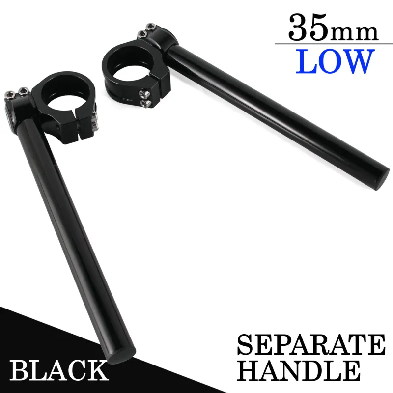 角度調整付 セパレートハンドル 35mm 35パイ LOWタイプ 22.2mm セパハン キット ブラック 黒 VT250F/F2H/FG MC15 JADE MC23 CBR400F/エンデュランス CBR250Four