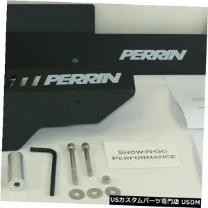 ラジエーターカバー BLACK Perrin Radiator Shroud Pulley / Belt Cover Combo For WRX STi 02-07 【並行輸入品】
