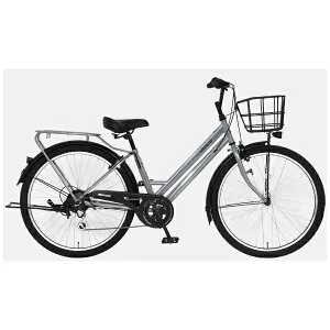 【エントリーで最大全額ポイント還元｜5/6まで】 丸石サイクル｜Maruishi Cycle 自転車 グラウス GROUSE ニッケルシルバー FATP266RZ [外装6段 /26インチ]2024年モデル【キャンセル・返品不可】 【代金