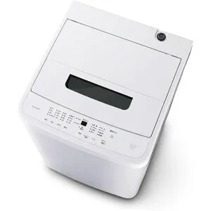【設置＋長期保証】アイリスオーヤマ(Iris Ohyama) IAW-T504-W ホワイト 全自動洗濯機 5.0kg