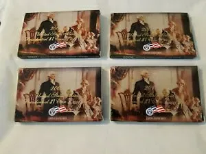 2007年、2008年、2009年、2010年大統領ドルプルーフセット（箱とCOA付き）