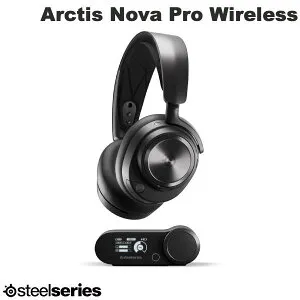SteelSeries Arctis Nova Pro Wireless ハイレゾ対応 有線 / 2.4GHz / Bluetooth 5.0 ワイヤレス ゲーミングヘッドホン # 61520J スティールシリーズ (ヘッドセット RFワイヤレス)