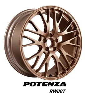 【アルミホイール単品4本価格】【18インチ】【BRIDGESTONE POTENZA RW007】【ブリヂストン ポテンザRW007】【18X9.5J 5穴 PCD：100 インセット42】GR86/BRZ表示は1本価格です