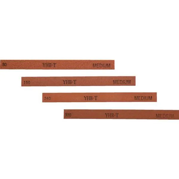 【メーカー在庫あり】 B63F (株)大和製砥所 チェリー 金型砥石 YHBターボ (10本入) 150X13X5 80＃ HD店