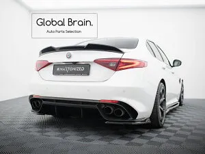 アルファロメオ ジュリア クアドリフォリオ リア トランク スポイラー/alfa romeo スプリッター ディフューザー エアロ パーツ カスタム チューン