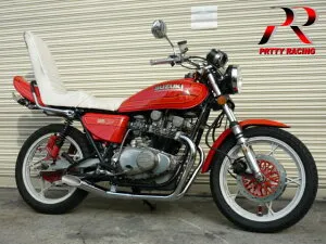 SUZUKI GS400 サイクロン PRETTY メッキ マフラー