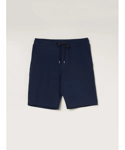 three dots/スリードッツ stretch ponte shorts night iris S