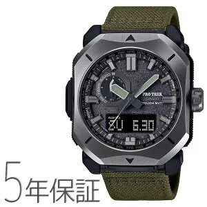 PROTREK プロトレック PRO TREK Climber Line クライマーライン 難燃クロスバンド 電波ソーラー PRW-6900YB-3JF CASIO カシオ 腕時計 メンズ