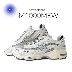 【15時までのご注文で即日発送！！】NEW BALANCE ニューバランス 1000 スニーカー M1000MEW WHITE/GRAY ( 白 ホワイト グレー D メンズ テック 1906 2002 9060 )