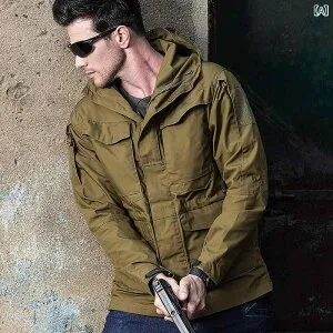 Archon スパイシャドウタクティカルジャケットメンズ 春と 秋の 屋外 防水 ウインドブレーカーミッドレングス M 65 ミリタリー ファン 戦場 ジャケット