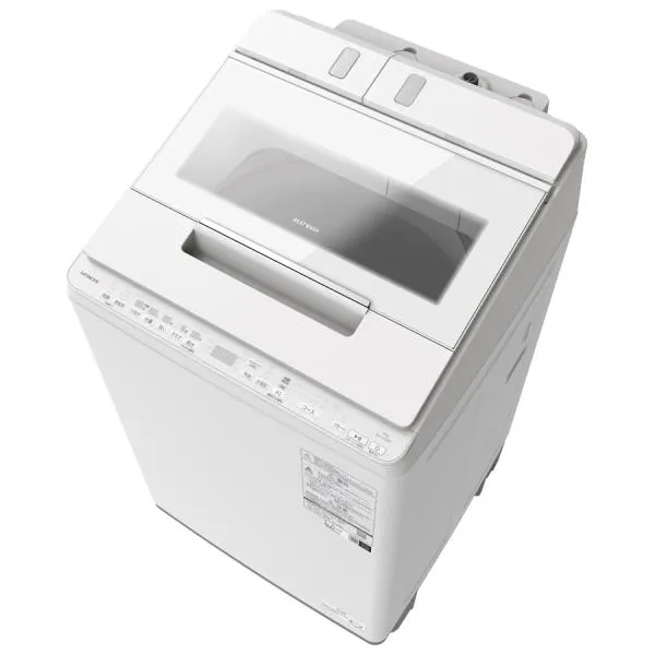 (標準設置無料 設置Aエリアのみ) 日立 12.0kg 全自動洗濯機 ホワイト HITACHI BW-X120M-W 返品種別A