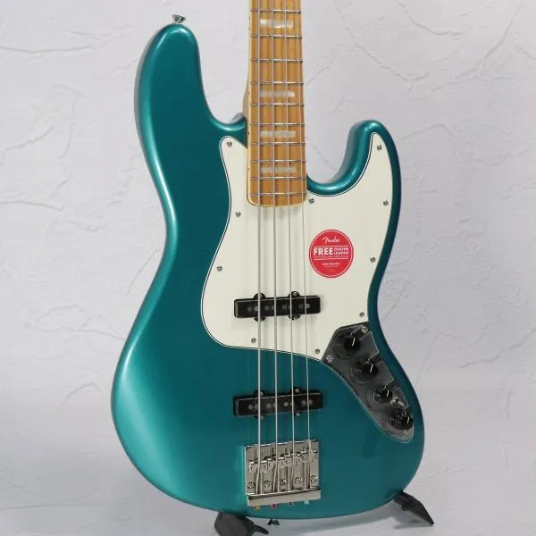 Squier by Fender / Classic Vibe Active '70s Jazz Bass Maple Parchment Pickguard Ocean Turquoise (S/N ICSI25033913)(アウトレット特価)(名古屋栄店)