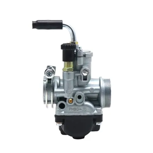 キャブレター 修理キット PHBG 17.5mm 19.5mm 21mm AD/AS キャブレター 改造 2T モペット/スクーター マニュアル/ステイワイヤーに適合するデロルト50-100cc ATV UTV用(PHBG 17.5mm AS)