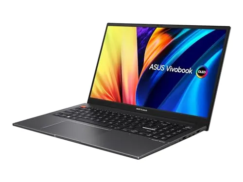 ASUS VivoBook S 15 OLED スリムノートパソコン、15.6インチ FHD OLEDディスプレイ、Intel Evoプラットフォーム、Intel Core i5-12500H CPU、8GB RAM、512GB SSD、Windows 1