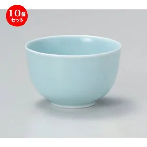 10個セット☆ 煎茶 ☆深山青磁3.0京千茶 [ 9 x 5.3cm (180cc) 116g ] | 湯呑 湯のみ せん茶 千茶 一服 人気 おすすめ 食器 業務用 飲食店 カフェ うつわ 器 おしゃれ かわいい ギフト プレゼント 引き出