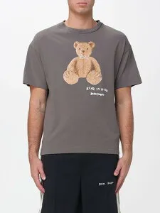 パーム エンジェルス PALM ANGELS Tシャツ メンズ グレー T-shirts AA109F25JER00A 関税 送料無料 2025AW gi