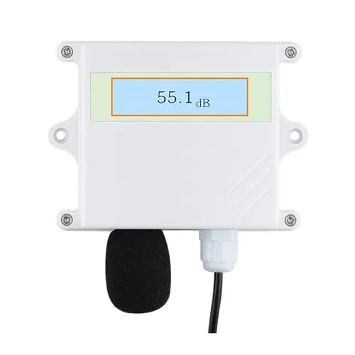 30-130dB ノイズセンサーモジュール LCD ディスプレイ付き Modbus-RTU RS485 4-20mA 0-10V 工業用デシベルメータートランスミッター 20Hz-12.5KHz 騒音計(With LCD Display,0-10V)