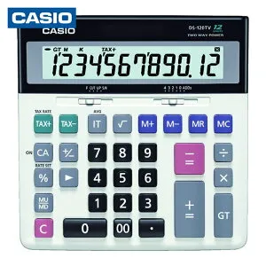 カシオ CASIO DS-120TW 加算器実務電卓 (1台)