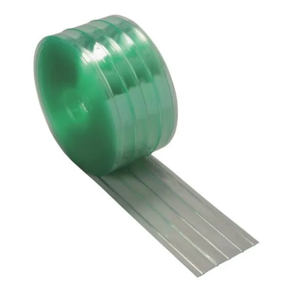 TRUSCO ストリップ型リブ付き間仕切りシート静電透明3X300X30M TSR33030 [TSR-330-30][r21][s9-033]