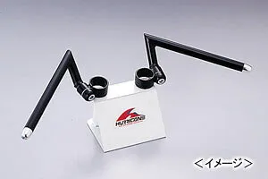 HURRICANE セパレートハンドル（ブラック）/RG250ガンマ（～84年）[GJ21A] HS3602B-01【納期未定】