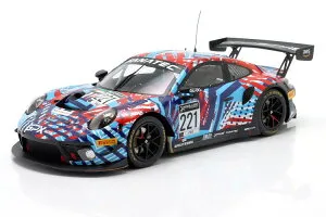 イクソ 1/18 ポルシェ 911 GT3 R #221 スパ 24時間 テストデー 2022 GPX マルティニ レーシング リヒャルト リーツ/ミカエル クリステンセン/ケビン エストレIxo 1:18 Porsche 911 GT3 R N221 Test Days 24h Spa 2022 GP
