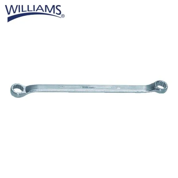 WILLIAMS ウィリアムズ JHWBWM-1922 両口めがねレンチ 10度オフセット 12角 対辺寸法19×22mm (1丁)