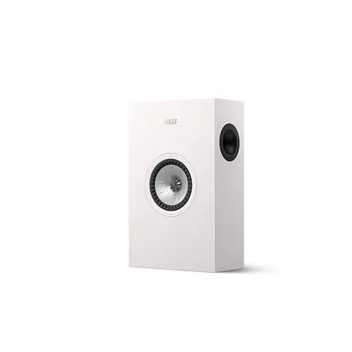 KEF Q4 Meta LCR HiFi スピーカー | サテンホワイト | 2ウェイ・オンウォールスピーカー | サラウンドスピーカー | 第9世代Qシリーズ | 音楽 | テレビ & ホームシネマ | ゲーム | 5.25インチ第12世代Uni-Qドラ