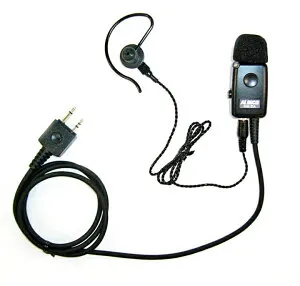 アルインコEME-21AB ブラックタイプのイヤホンマイク EME21AB
