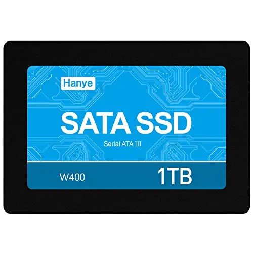 Hanye SSD 1TB 3D NAND 高耐久TLC 採用 内蔵型 2.5インチ SATAIII 6Gb/s アルミ製筐体 W400-1TB 国内正規代理店品 メーカー3年保証
