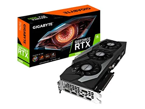 GIGABYTE NVIDIA GeForce RTX 3080 10GB GDDR6 Graphics Card (GVN3080GAMINGOC10GD)