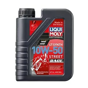 エンジンオイル 4T シンセ 10W-50 ストリートレース 1L リキモリ 1502- Engine Oil 4T Synth 10W-50 Street Race 1L Liqui Moly 1502- 【並行輸入品】