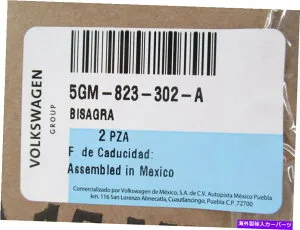 hinge 本物のOEM VW 5GM-823-302-A乗客RHフロントフードヒンジ15-21ゴルフシリーズ Genuine OEM VW 5GM-823-302-A Passenger RH Front Hood Hinge 15-21 Golf Series【並行輸入品】