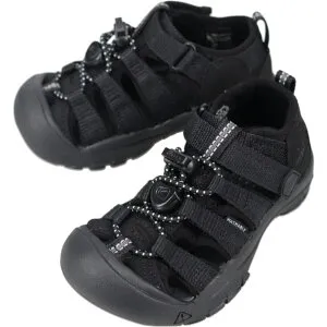 4月限定！最大全額ポイント還元※要エントリー キーン KEEN キッズ サンダル ニューポート エイチツー NEWPORT H2 トリプルブラック 1032138 CHILDREN(15cm～19.5cm) 子供【GKOI】