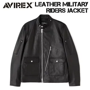 AVIREX アビレックス レザー ジャケット レザー ミリタリー ライダースジャケット 革ジャン ミリタリー RIDERS メンズ 783-5150010