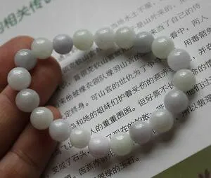 【送料無料】ブレスレット アクセサリ? 100ラベンダーjadeブレスレットcertified grade a 100 natural beautiful light lavender jade beads bracelet