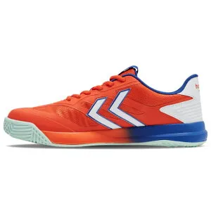 hummel ヒュンメル ハンドボールシューズ DAGAZ 25ICON メンズ 屋内用 RED×BLUE×WHITE HM228063