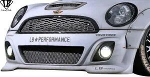 【M's】 R56 R57 R58 R59 BMW ミニ (2006y-2013y) Liberty Walk LB フロントバンパー ／／ FRP MINI リバティーウォーク リバティウォーク エアロ パーツ リバティー リバティ ミニクーパー ワン クーパーS カブ