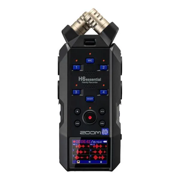 ZOOM(ズーム) H6 essential Handy Recorder レコーダー 32bitフロート 録音 USB オーディオインターフェイス機能搭載