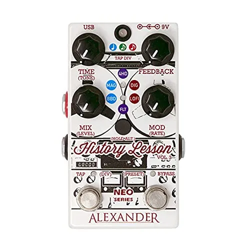 Alexander Pedals アレクサンダーペダルズ ギターエフェクター エコー&ディレイ History Lesson Volume 3